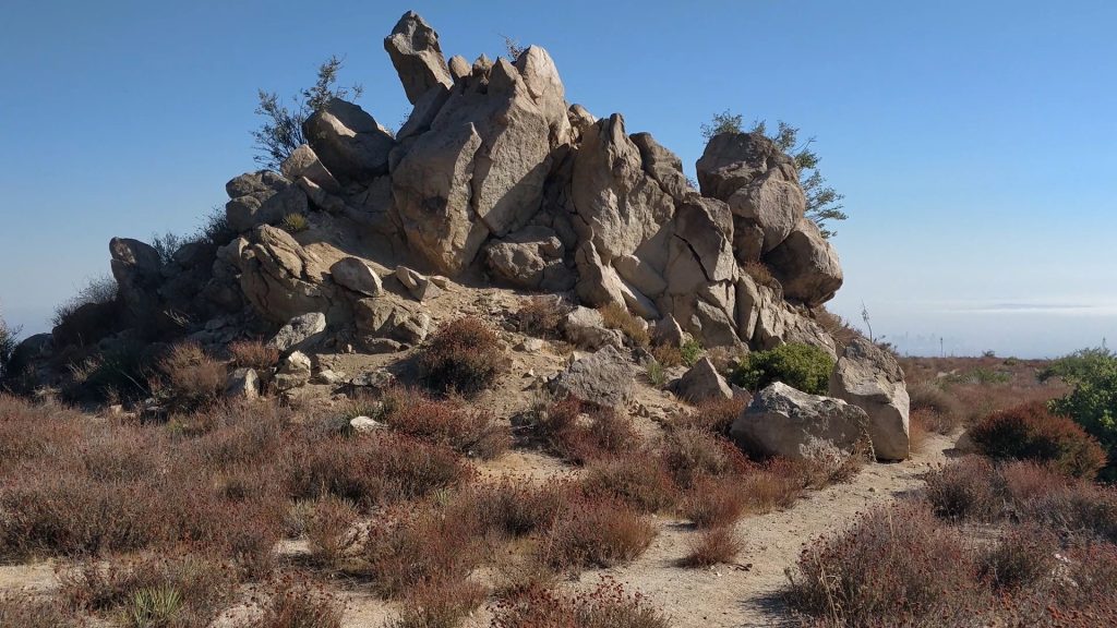 I noticed this pile of rocks more on the way down than on the way up.