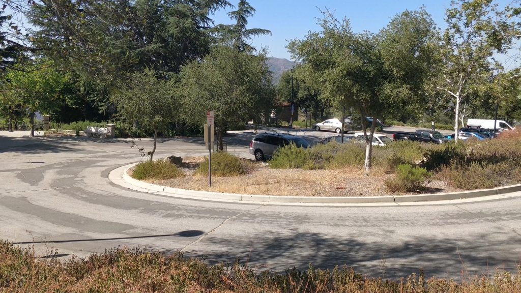 parking lot at Deukmejian Wilderness Park
